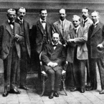 Kazimierz Fajans (dritter v. links) im Kreis seiner Münchner Kollegen │UAL