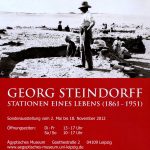 Plakat einer Sonderausstellung des Ägyptischen Museums über Georg Steindorff von 2012 | UAL Plakat 2861