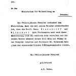 Witkowskis Lehrtätigkeit nach der Emeritierung auf Wunsch der Universität 1932 | UAL PA 1074 Bl.80
