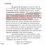 Begründung der Entlassung Witkowskis von Juni 1933 | UAL PA 1074 Bl.97
