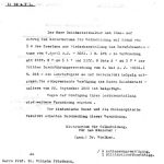 Schreiben des Ministeriums für Volksbildung an Wilhelm Friedmann zur Entziehug der Lehrbefugnis 02.10.1933 │UAL, PA 0478, Bl. 063